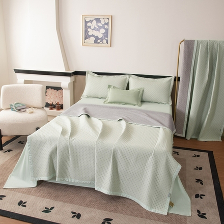 Покрывало двухстороннее и две наволочки Aurora Veil PAV005