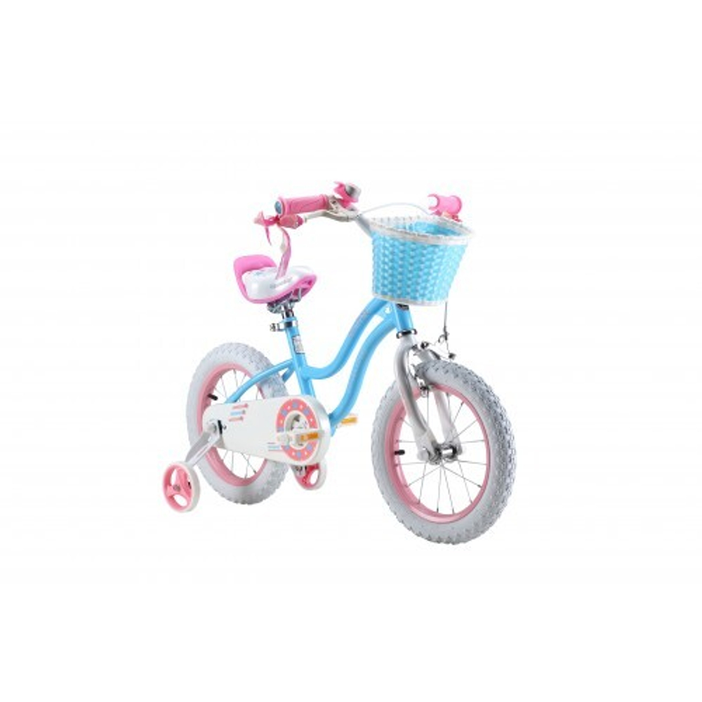 Детский двухколесный велосипед для девочки Royal Baby Stargirl 16 дюймов RB16G-1  с корзиной