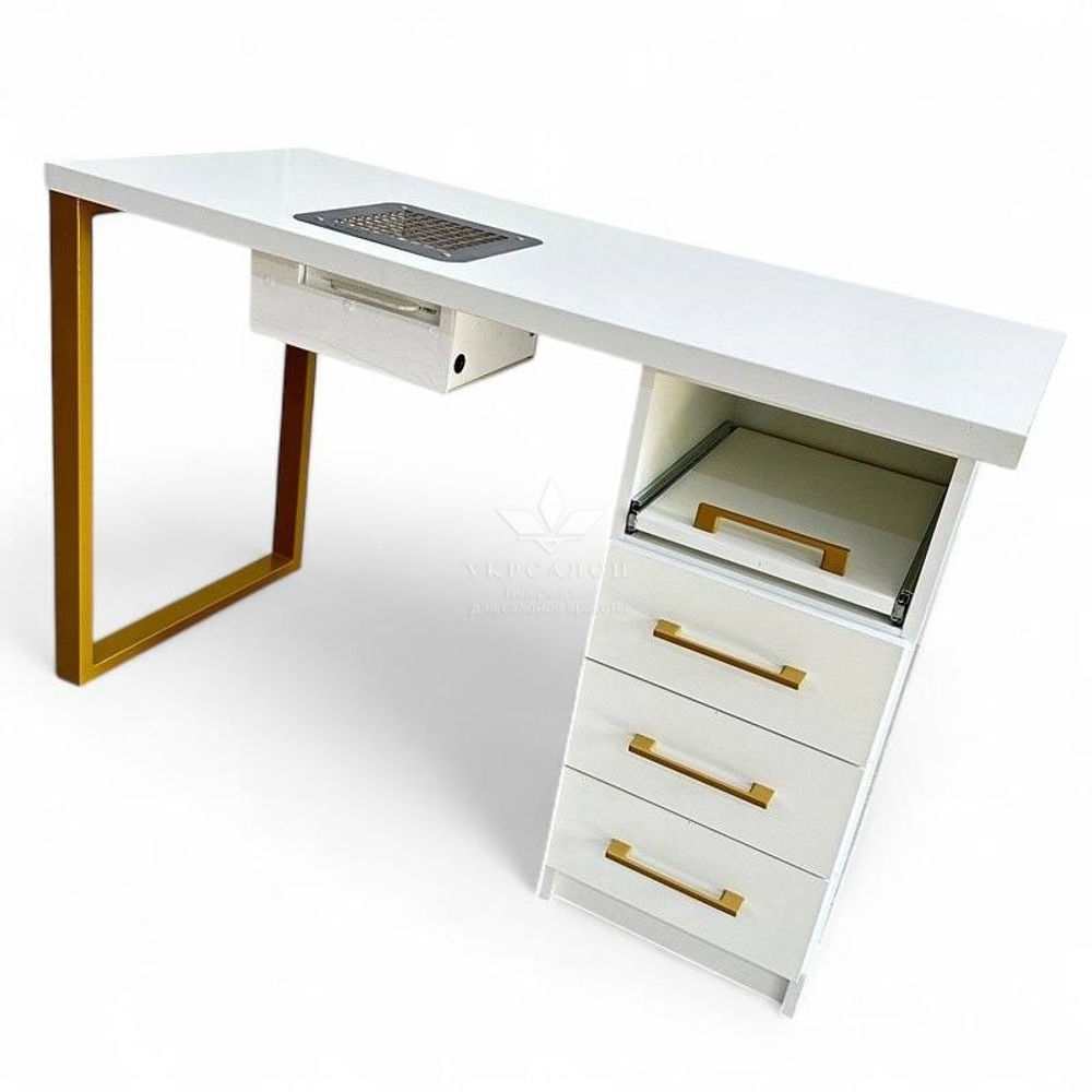 Маникюрный стол Mark SM-100 с вытяжкой и металлической ножкой