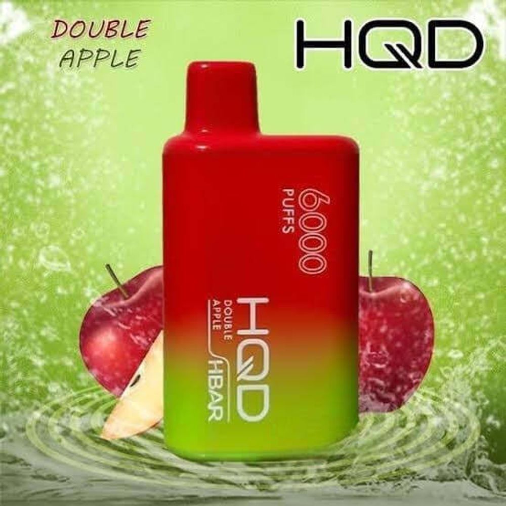 HQD HBAR 6000  Double Apple 5% nic