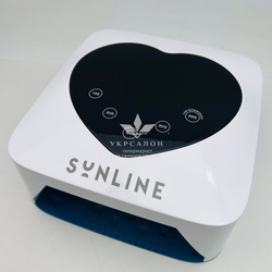 Лампа для манікюру із акумулятором LED+UV Sunline heart X40
