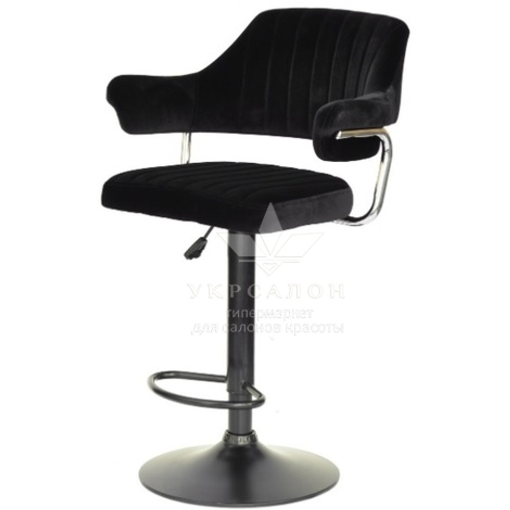 Стілець для візажу Jef velor black