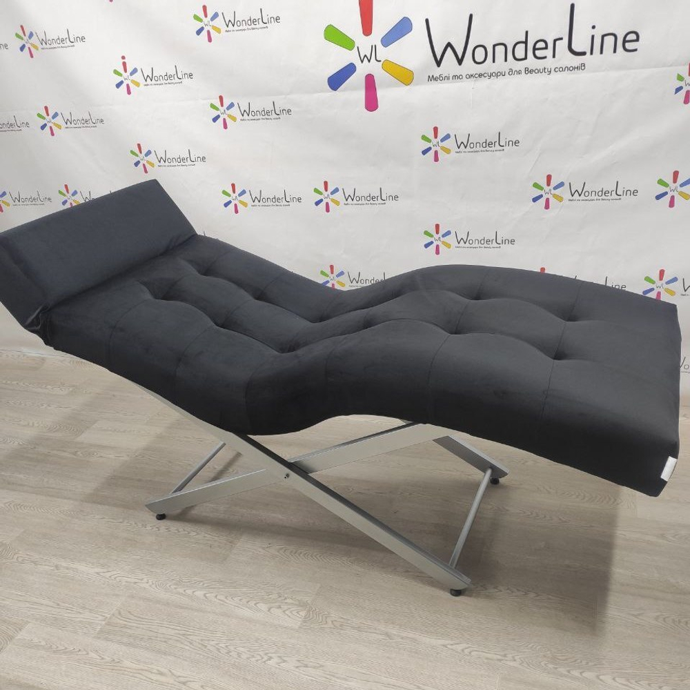 Анатомічна кушетка Tertio Silver для лашмейкерів та бровістів