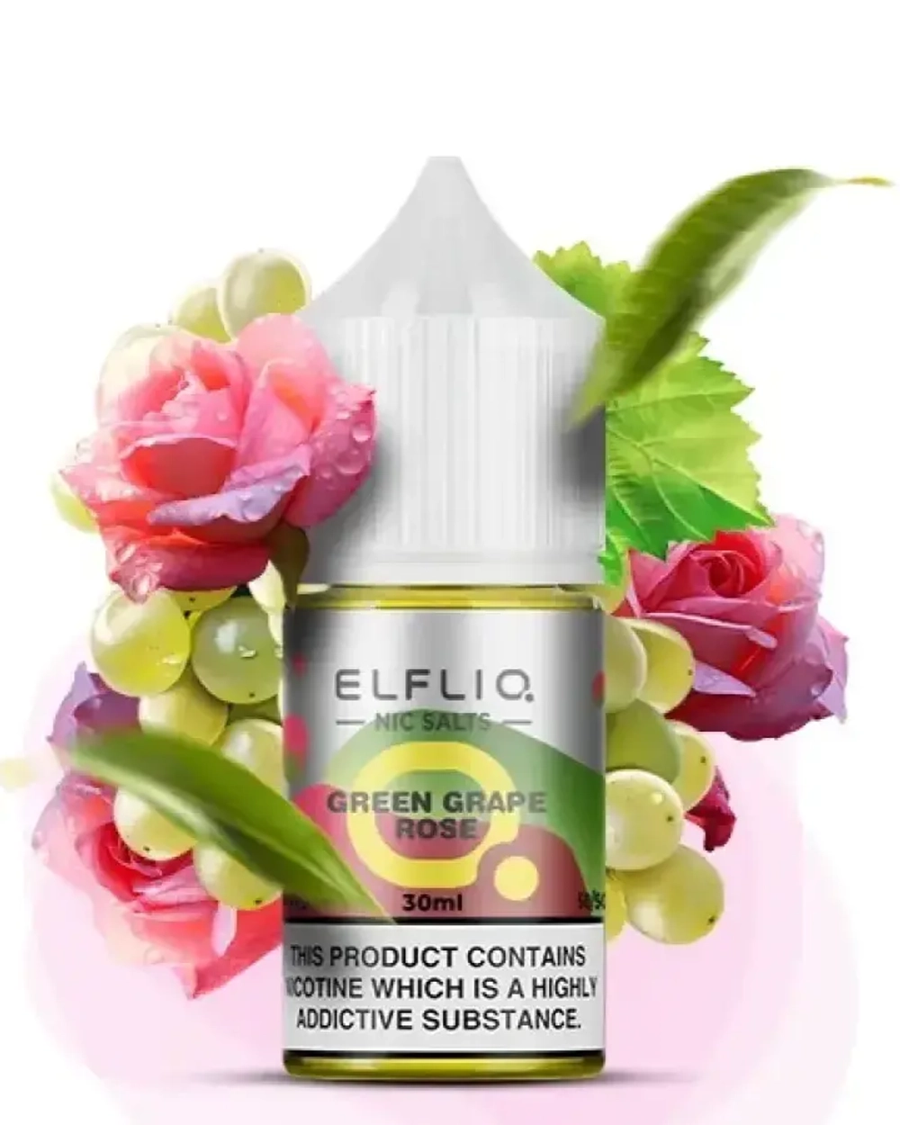 Жидкость ELFLIQ Green Grape Rose (Эльфлик Зеленый Виноград Роза) 30 мл/5%