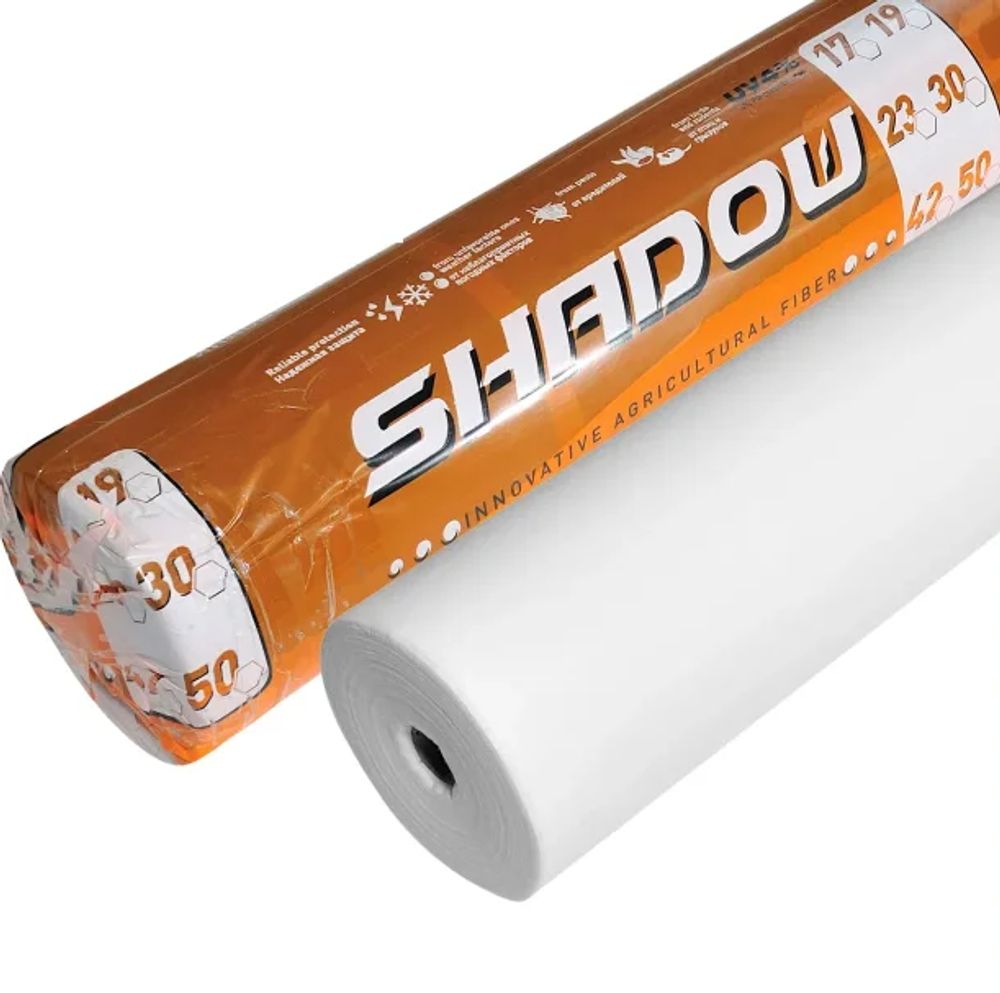 Агроволокно "Shadow" Чехия. 30г./м2 8.5x50м. Белое. УФ-4%