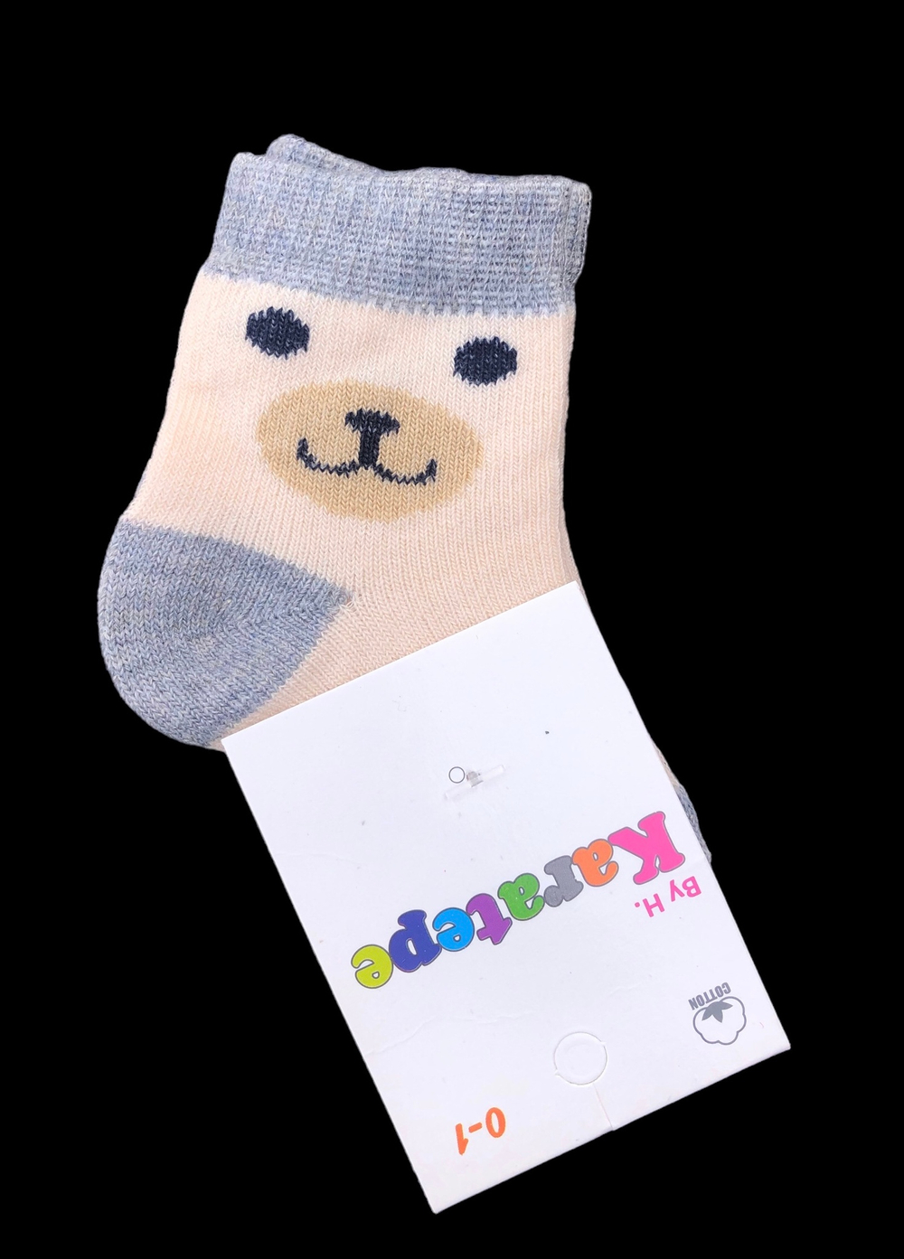 Шкарпетки "Ведмежа", котон ТМ "Karatepe socks" (0-6 міс)