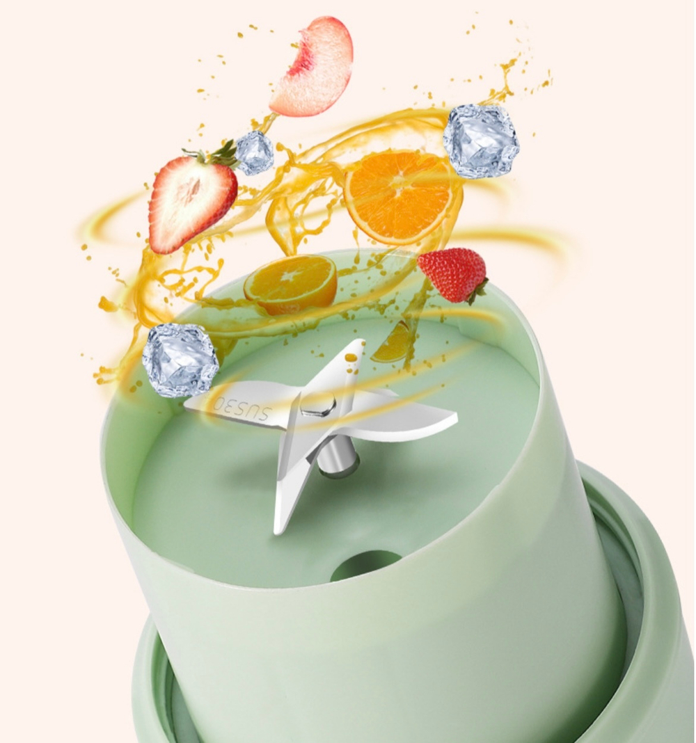 Портативный блендер Portable juicer белый