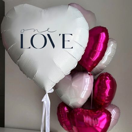 Гелиевые шарики ONE LOVE