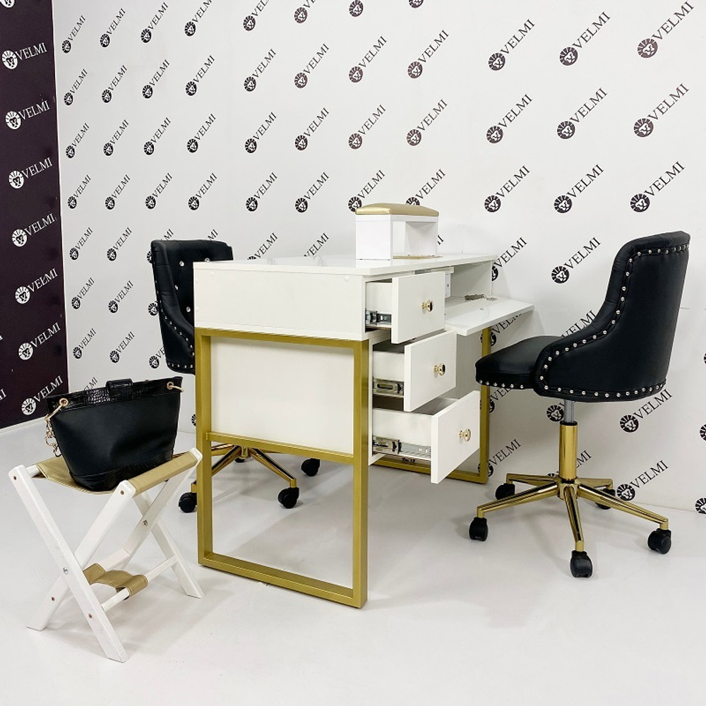 Стільчик майстра Ice Diamant gold black