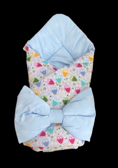 Конверт-ковдра з подушкою, бавовна, синтепон, 90*90 см, ТМ "Happy ТоТ"