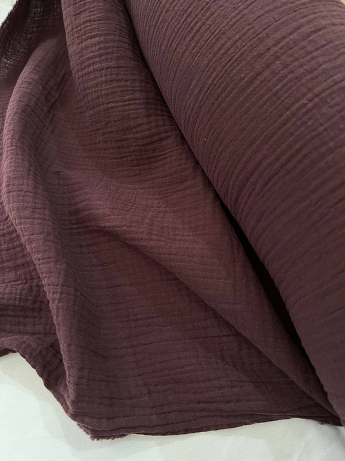 Муслин жатый однотонный