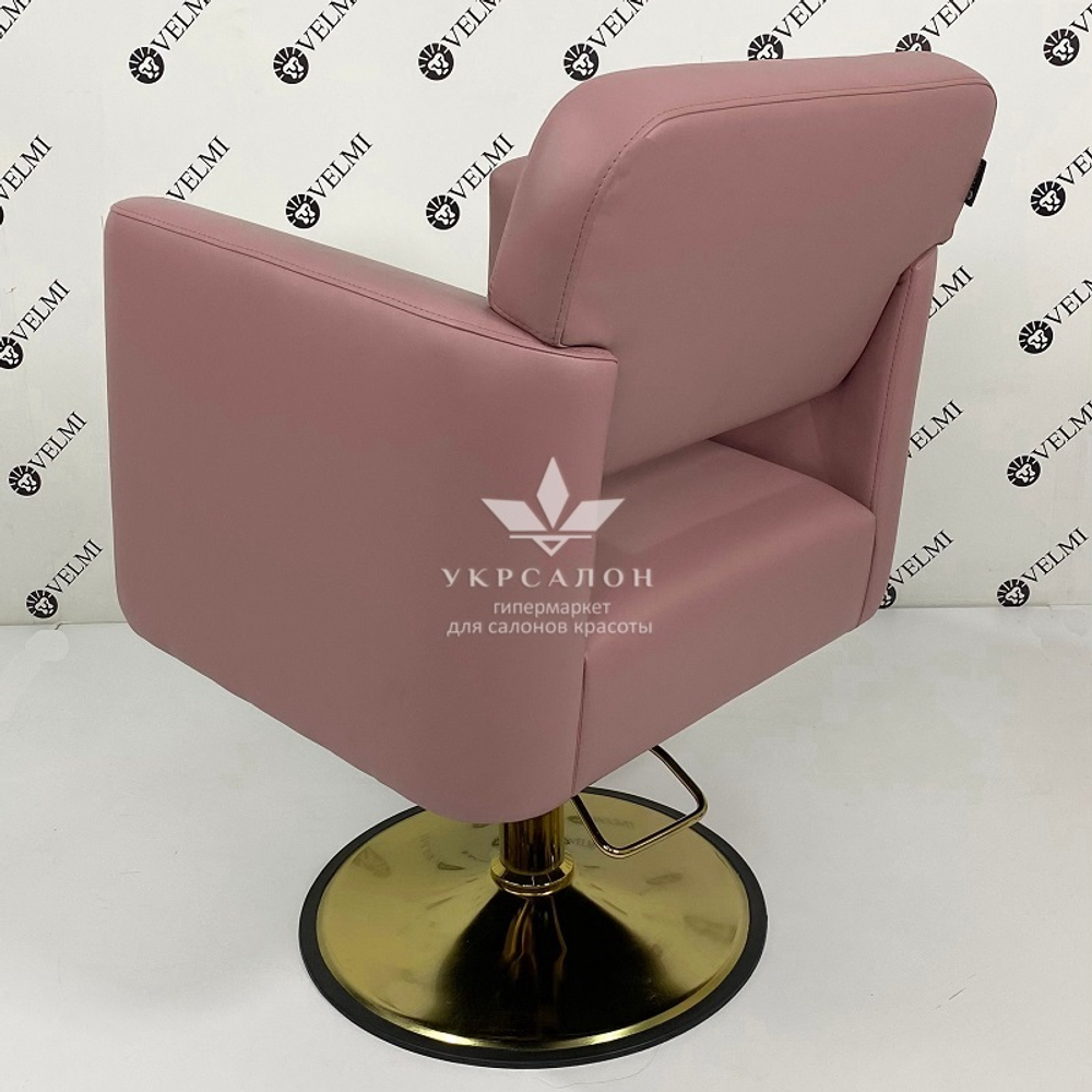Перукарське крісло Eliot Gold на диску
