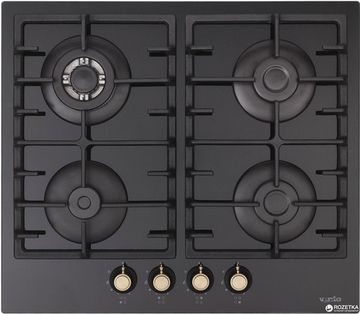 Варильна поверхня газова VENTOLUX HSF640-M3G T (BK/BRONZE)