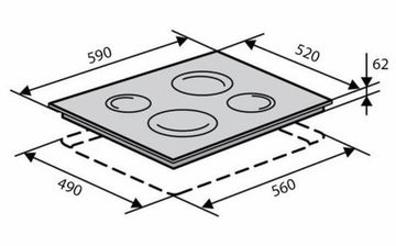 Варильна поверхня електрична VENTOLUX VI 63 TC