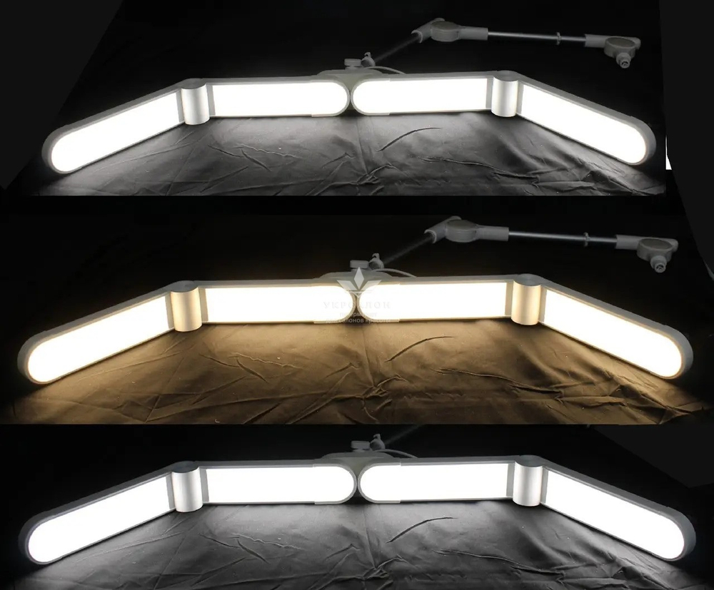 Бестеневая Led лампа для бьюти мастера универсальная F-800F, 36 Вт, белая