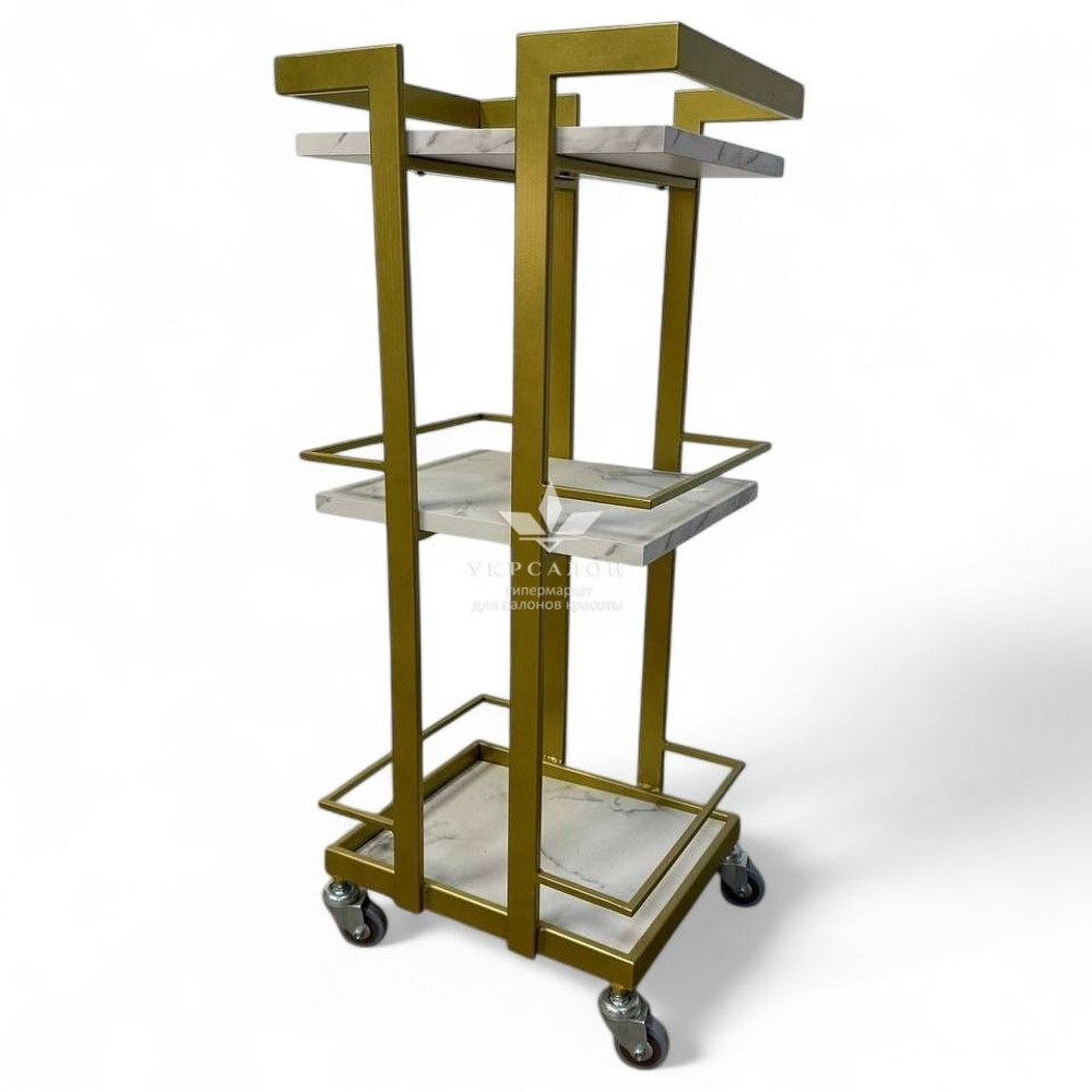 Косметологічний візок Mark 07 Gold ДСП