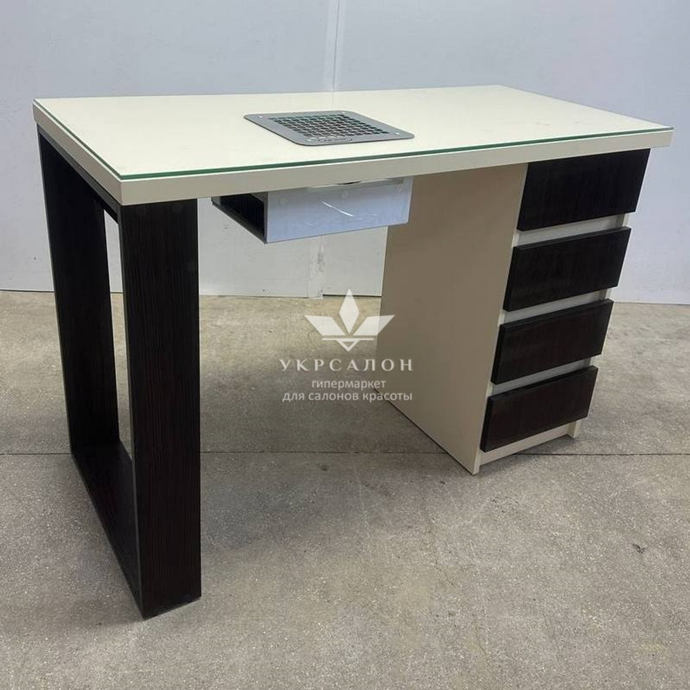 Маникюрный стол Mark SM-100 с вытяжкой и защитным стеклом