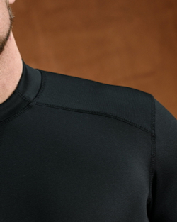 Футболка з довгим рукавом неопрен чорна чоловіча (арт. 6162300102)