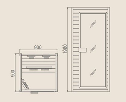 Інфрачервона сауна Elite Single (1 дорослий)