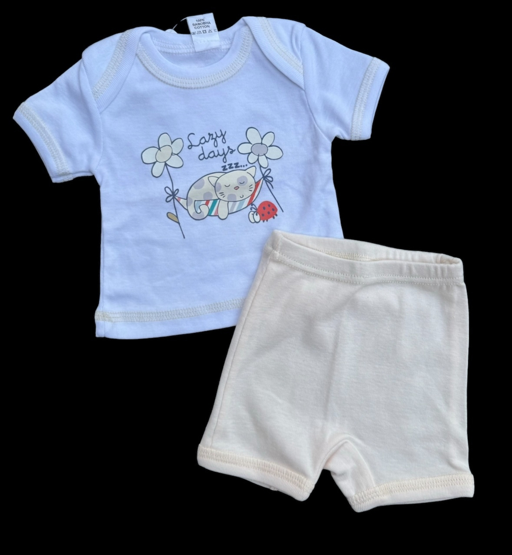 Костюм 2в1: футболка, шорти "Summer", кулір "V-Tex" (56 см)
