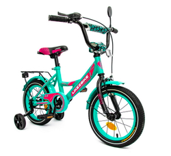 Дитячий велосипед Like2bike Sky 14 дюймів з багажником
