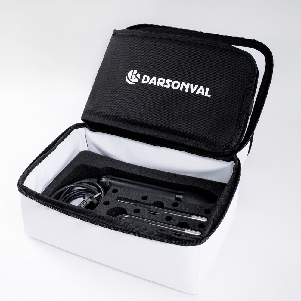 Аппарат Дарсонваль black с сумкой и набором электродов (17 шт)