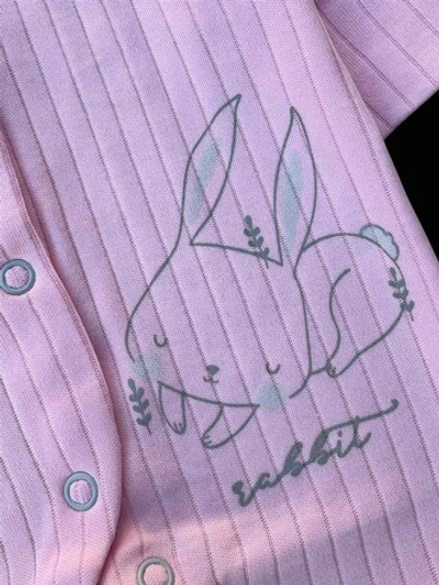 Чоловічок із шапочкою "Зайченя", трикотаж рубчик ТМ "Mario Kids"