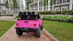 Дитячий двомісний електромобіль джип 4WD Toyota "WeKids Cars"