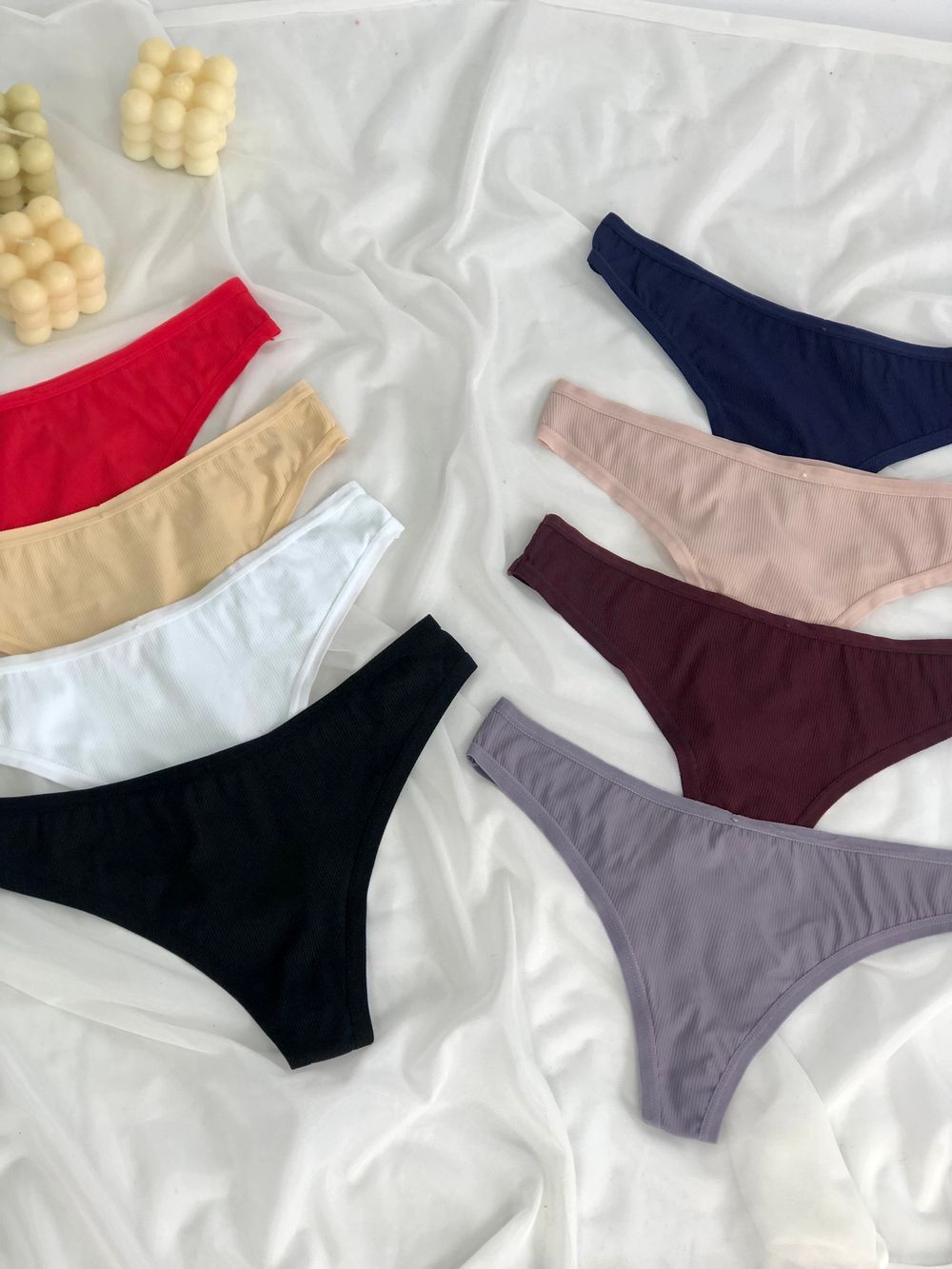 Стрінги класичні в рубчик