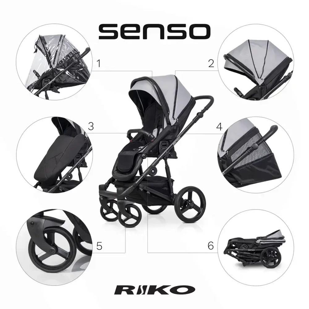 Универсальная коляска 2 в 1 Riko Senso