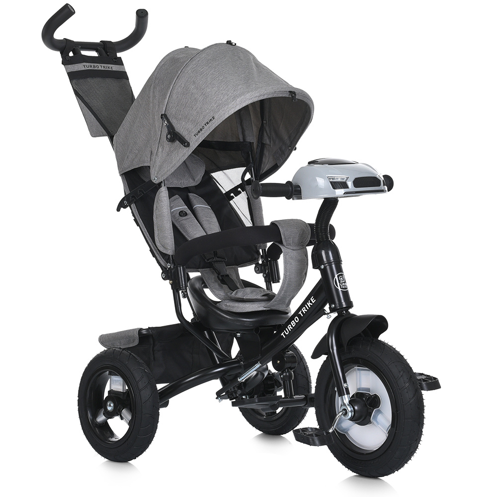 Дитячий триколісний велосипед Turbo Trike MT 1006 гумові колеса