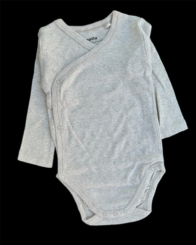 Комплект боді з довгим рукавом, інтерлок, 2 шт ТМ "Lupilu" (62-68 см)