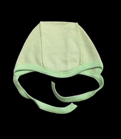 Шапочка із завязками, футер ТМ "Happy ToT" (0-1 міс, 36 см)