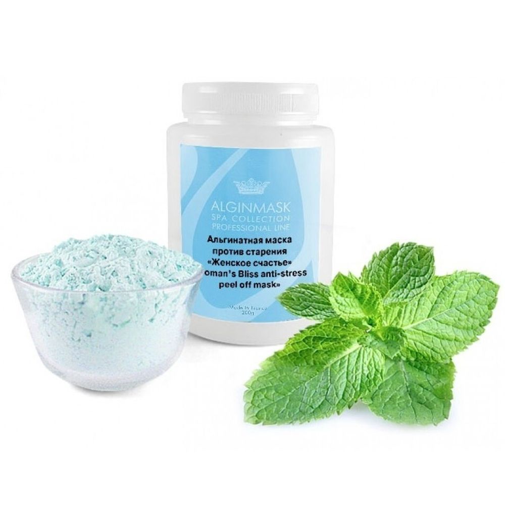 Альгинатная маска для лица антистресс Peel off Woman’s Bliss antistress mask, Alginmask