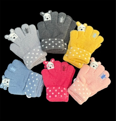 Рукавички (перчатки) "Пальчик", вовна (1-2 роки та 3-4 роки)