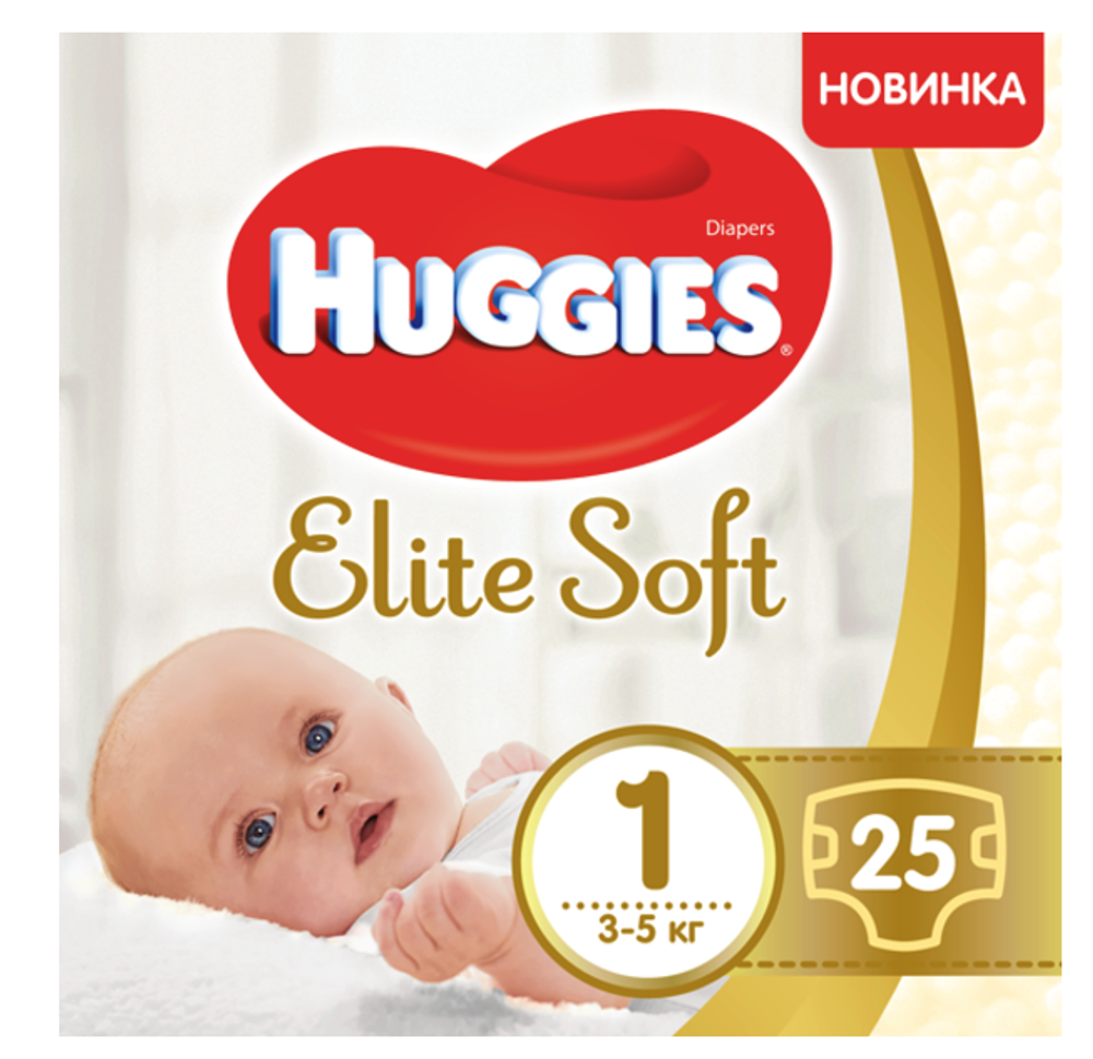 Підгузки "Huggies Extra Care" 1 (2-5 кг), 22 шт.