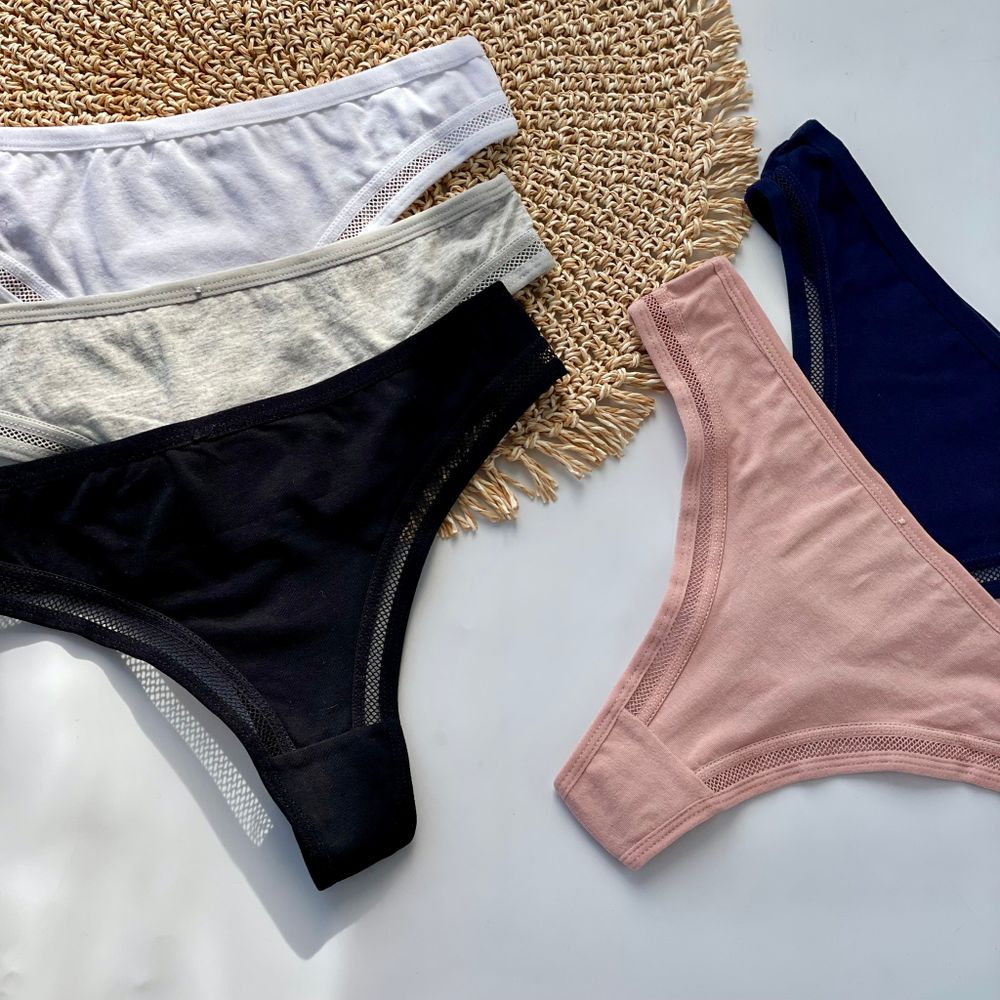 Трусики з втавкою сіточка