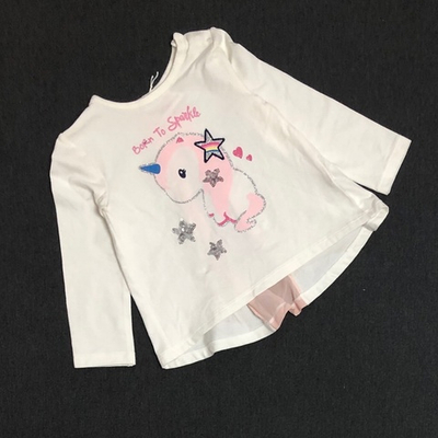 Реглан "Born to Sparkle", бавовна ТМ “OVS” (74 см)