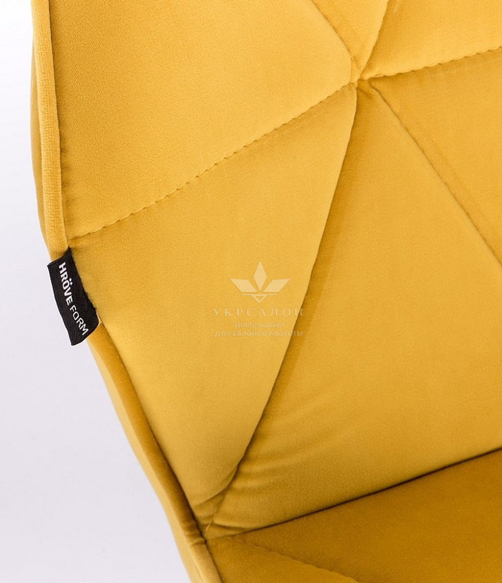 Стільчик клієнта Paris Velor gold cross