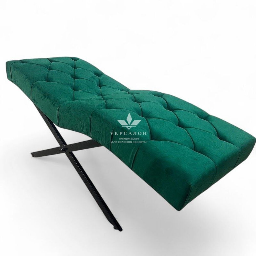 Анатомическая кушетка Mark 444-06 с пуговицами для лашмейкеров и бровистов