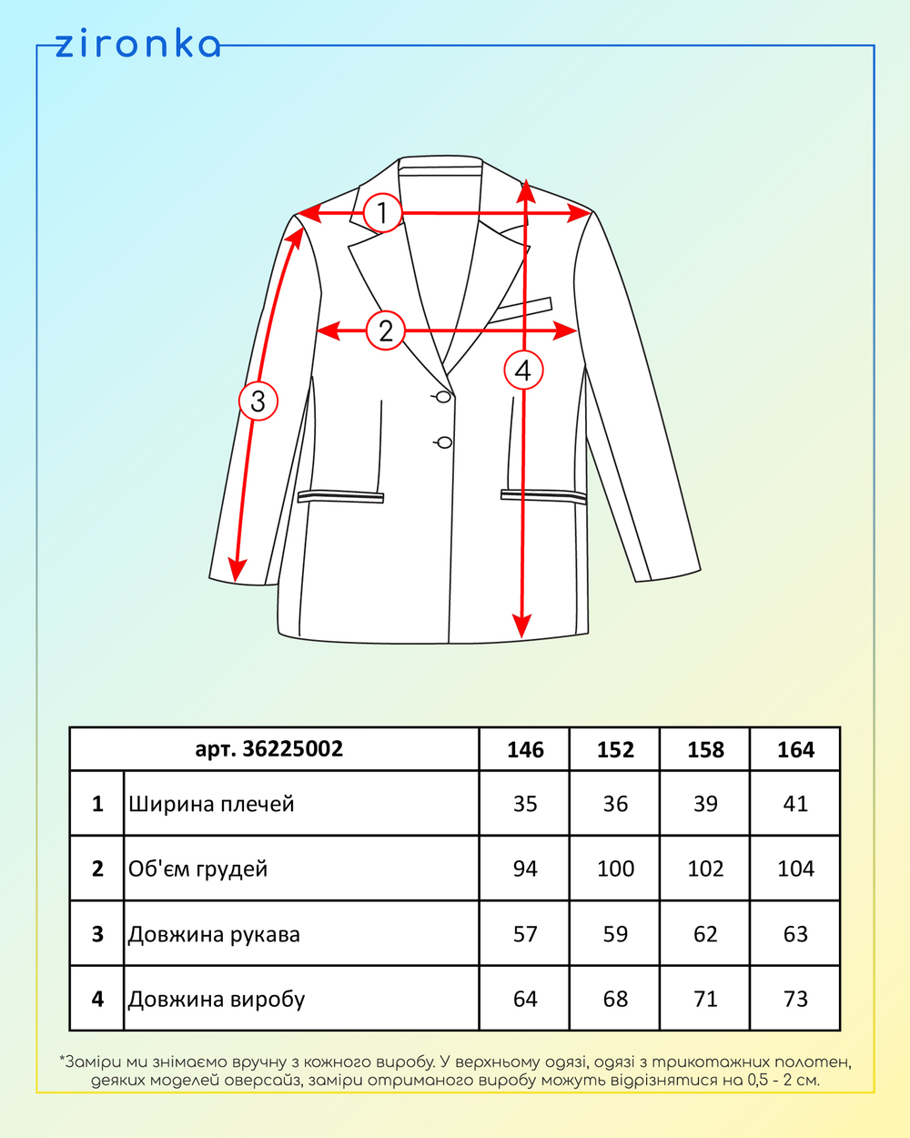 Жакет синій для дівчинки (арт. 3622500202)
