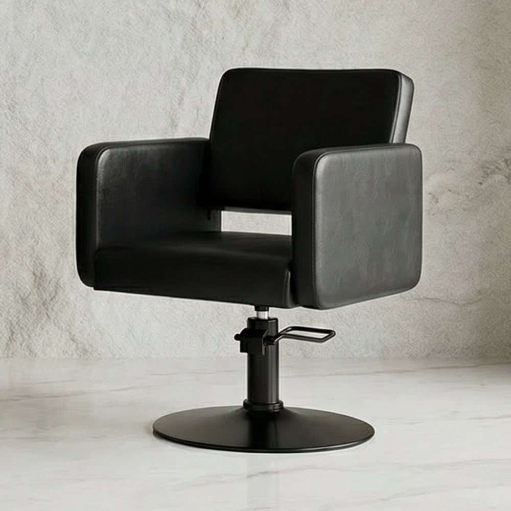 Комплект парикмахерской мебели Polo Black на диске