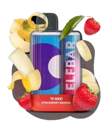 Elf Bar TE6000 Strawberry Banana (5% nic)