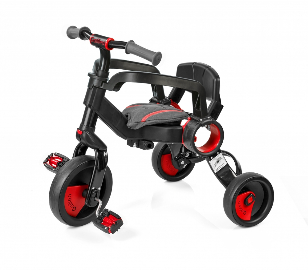 Дитячий триколісний велосипед з ручкою Galileo Strollcycle GB-1002 складний