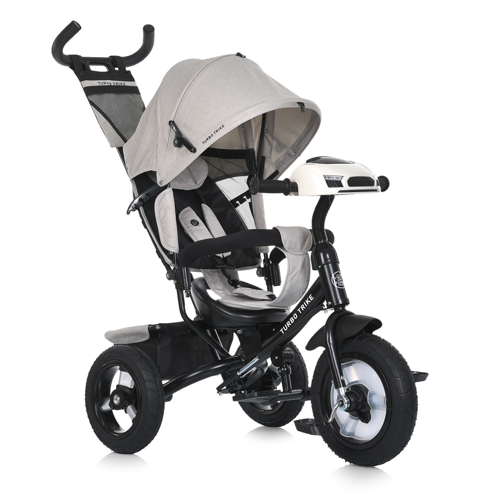 Дитячий триколісний велосипед Turbo Trike MT 1006 гумові колеса