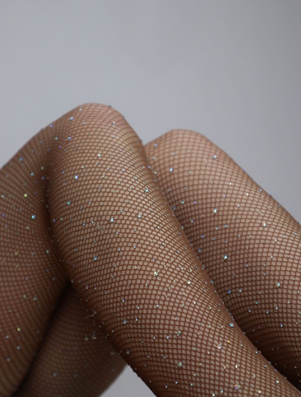 Колготки з камінцями бежеві