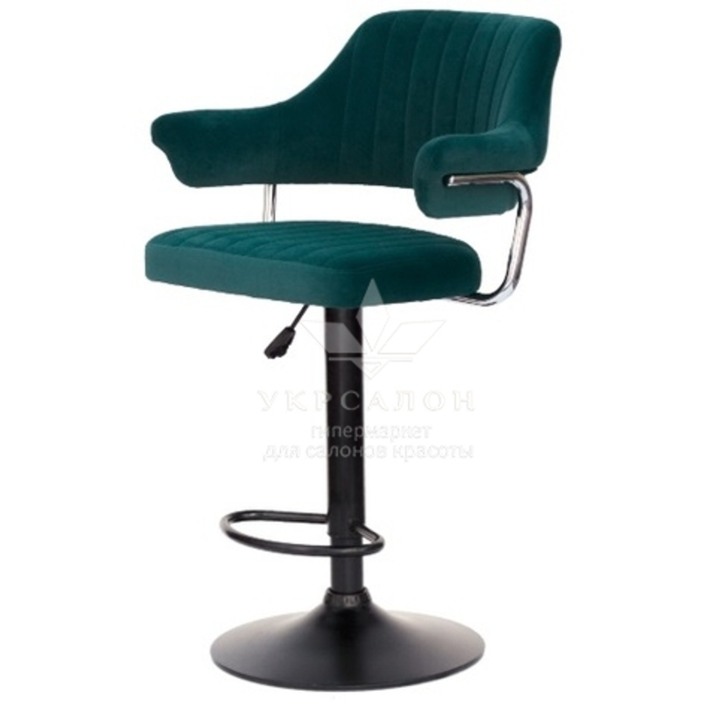 Стілець для візажу Jef velor black