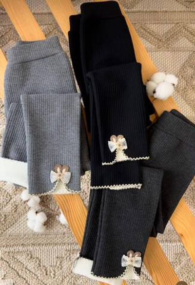 Лосини утеплені, трикотаж рубчик, велюр ТМ ""