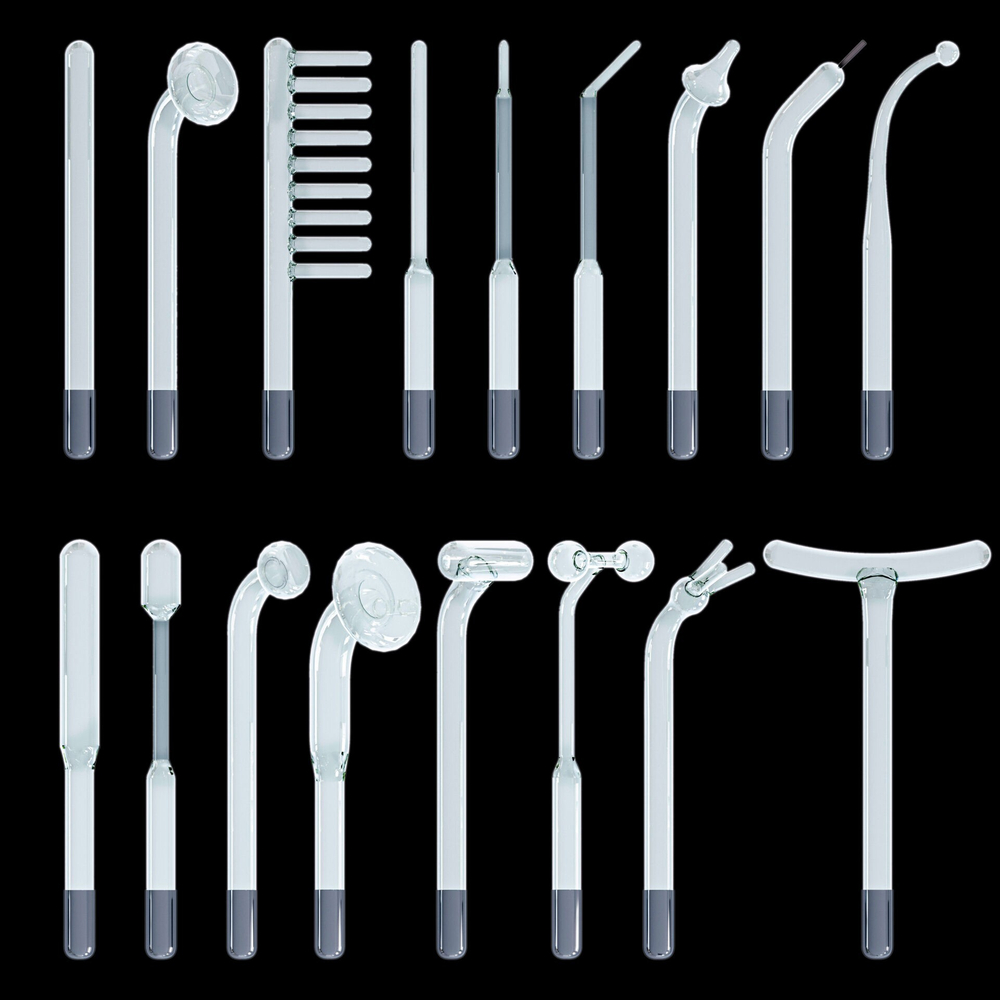 Набор электродов для дарсонвалей Darsonval (17 шт) с коробкой-пьедесталом