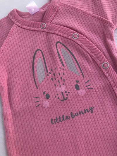 Боді-футболка "Mom loves me", мустанг (трикотаж рубчик) ТМ "Sweet Mario" (56 см)